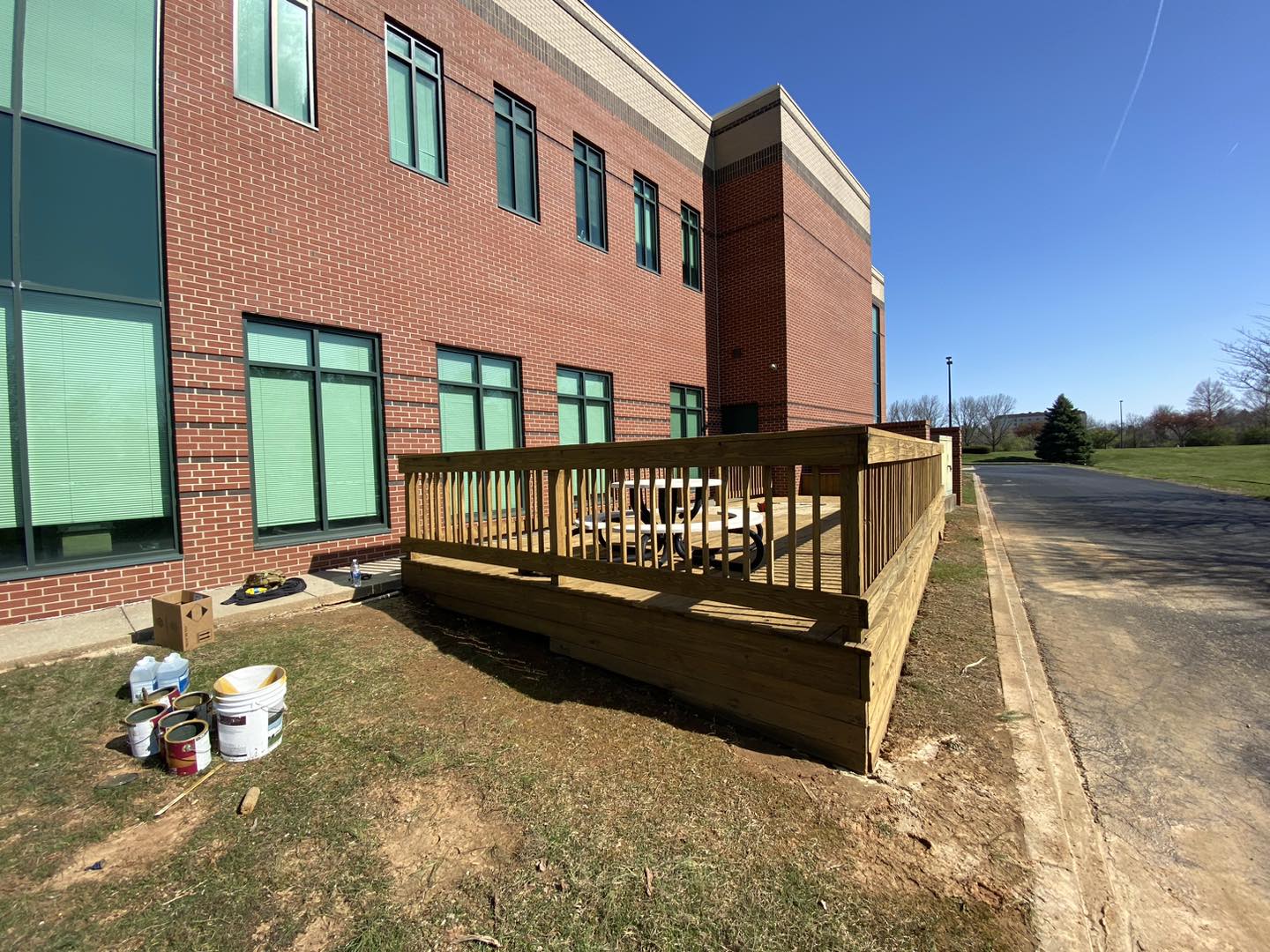 Deck staining and more